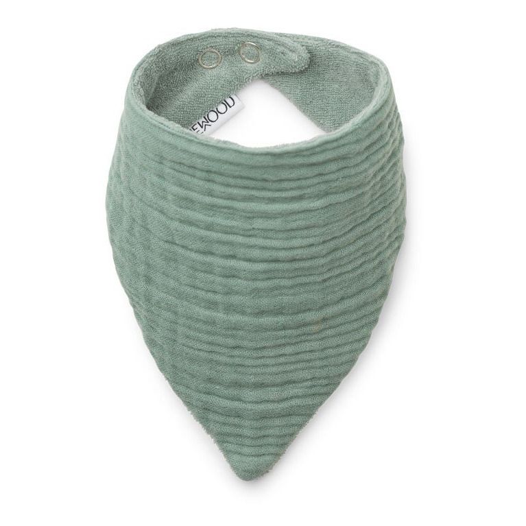 Liewood - Bavoir bandana Andrea en coton bio - Set de 2 - Vert