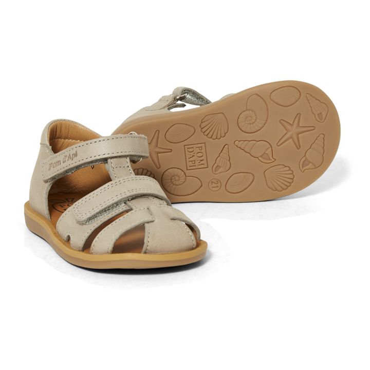 Boy Strap Poppy Sandals  Taupe brown- Product image n°2