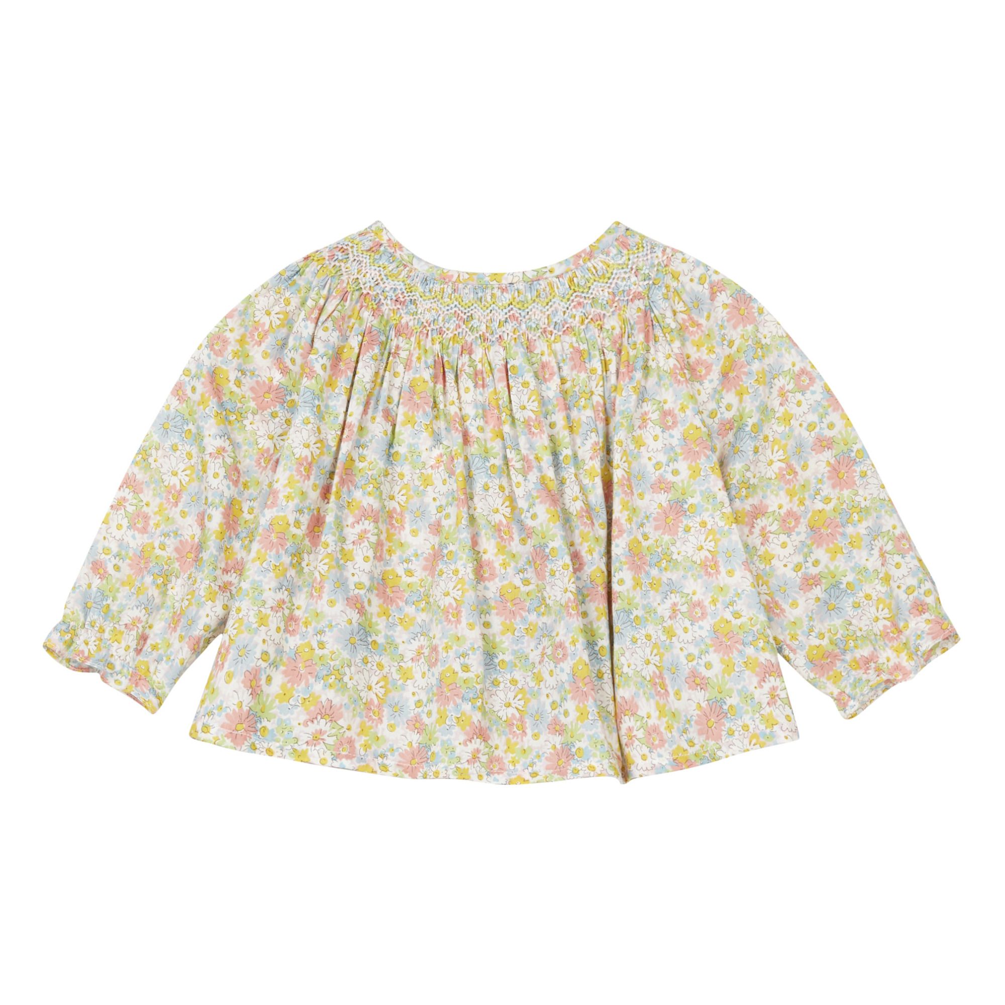 Bonpoint - Blouse Liberty Exclusif Griotte - Fille - Rose