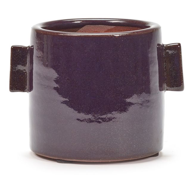 Earthenware Pot | Aubergine