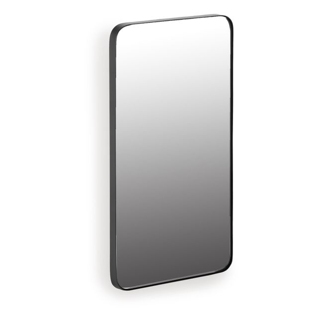 Espejo rectangular Negro