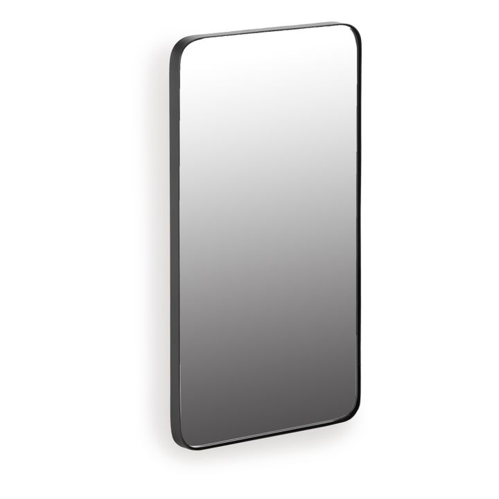 Spiegel rechteckig | Schwarz- Produktbild Nr. 0