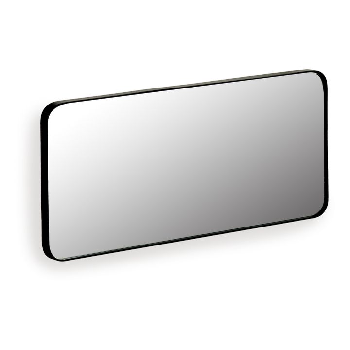Spiegel rechteckig | Schwarz- Produktbild Nr. 1