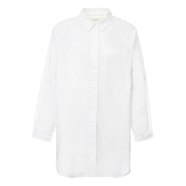 Camicia Oversized in cotone bio Bianco