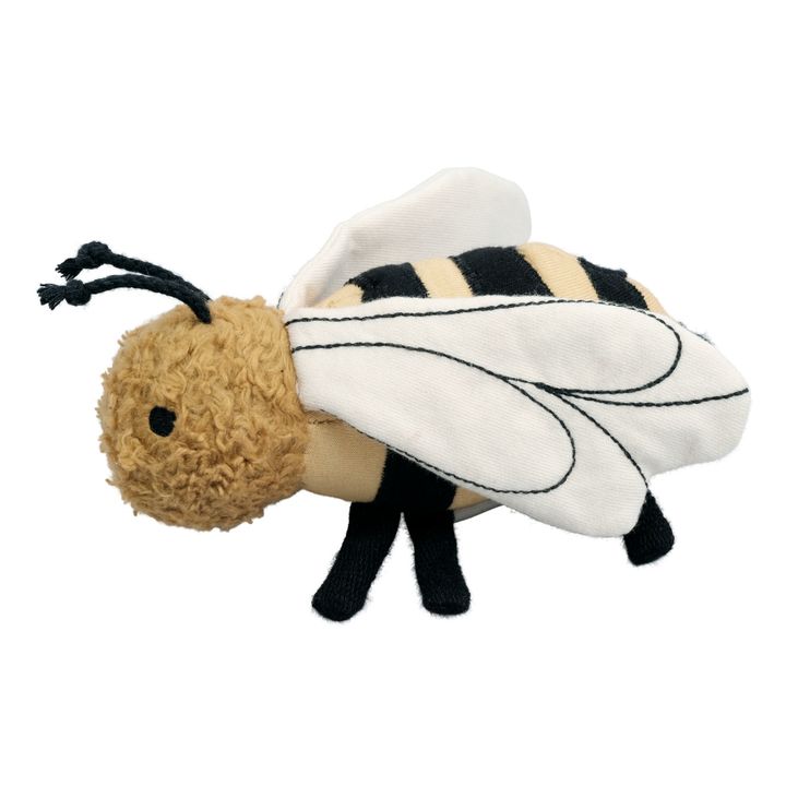 Organic Cotton Bee Rattle | Yellow