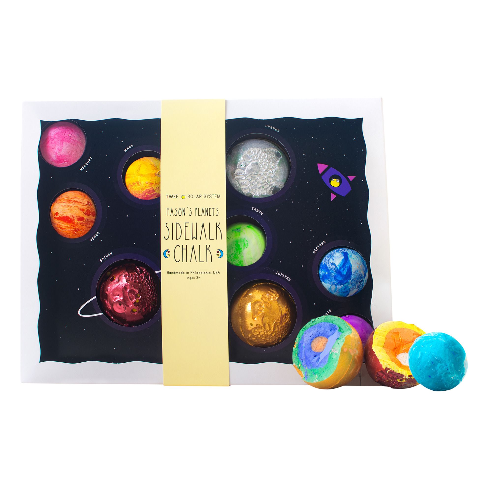 TWEE - Craies de sol Système solaire - Multicolore