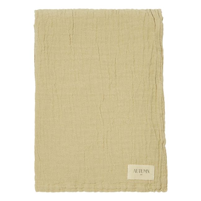 Handtuchset Punto aus Bio-Baumwolljacquard - 2er-Set  Sandfarben
