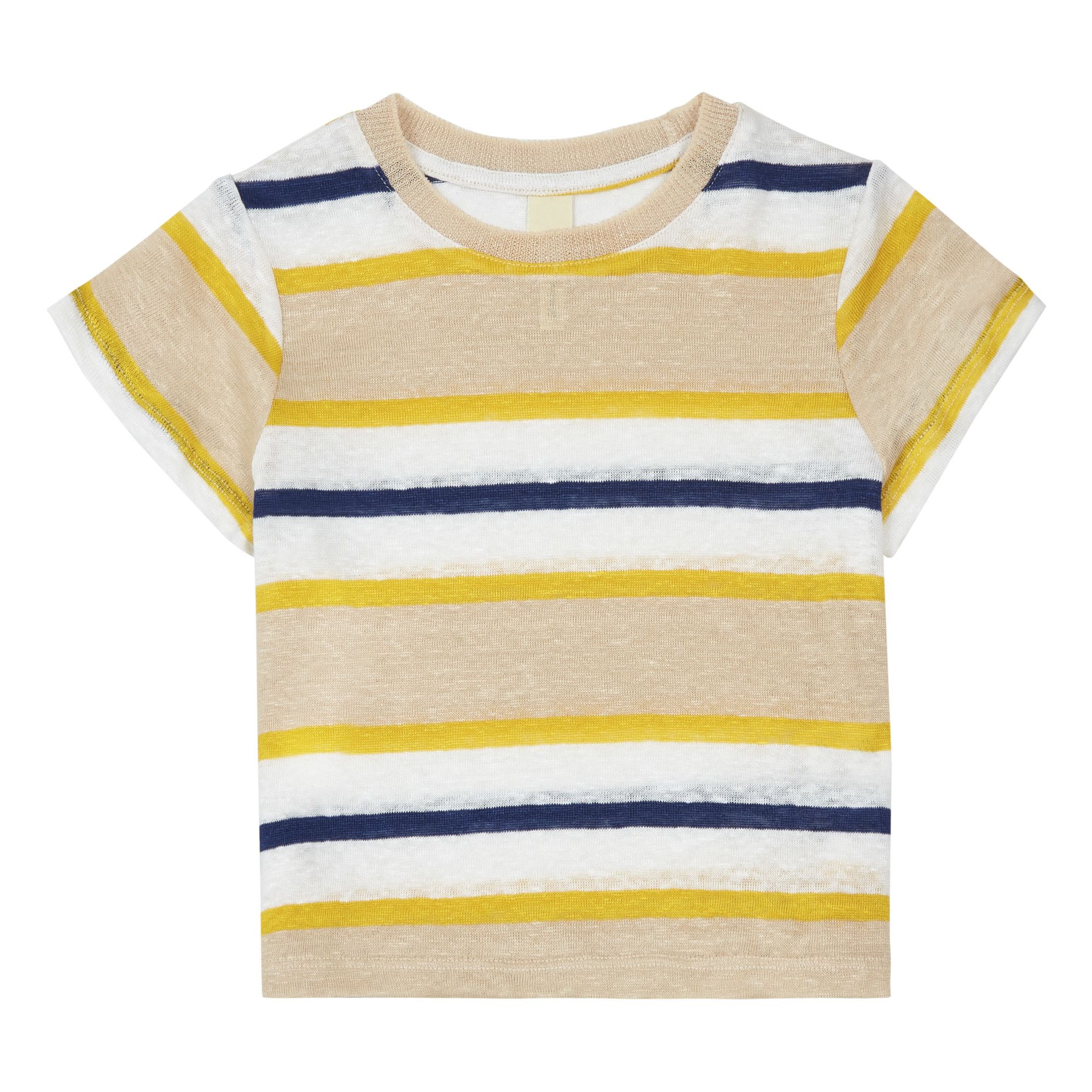 Bellerose - T-shirt Moi Stripes - Fille - Blanc