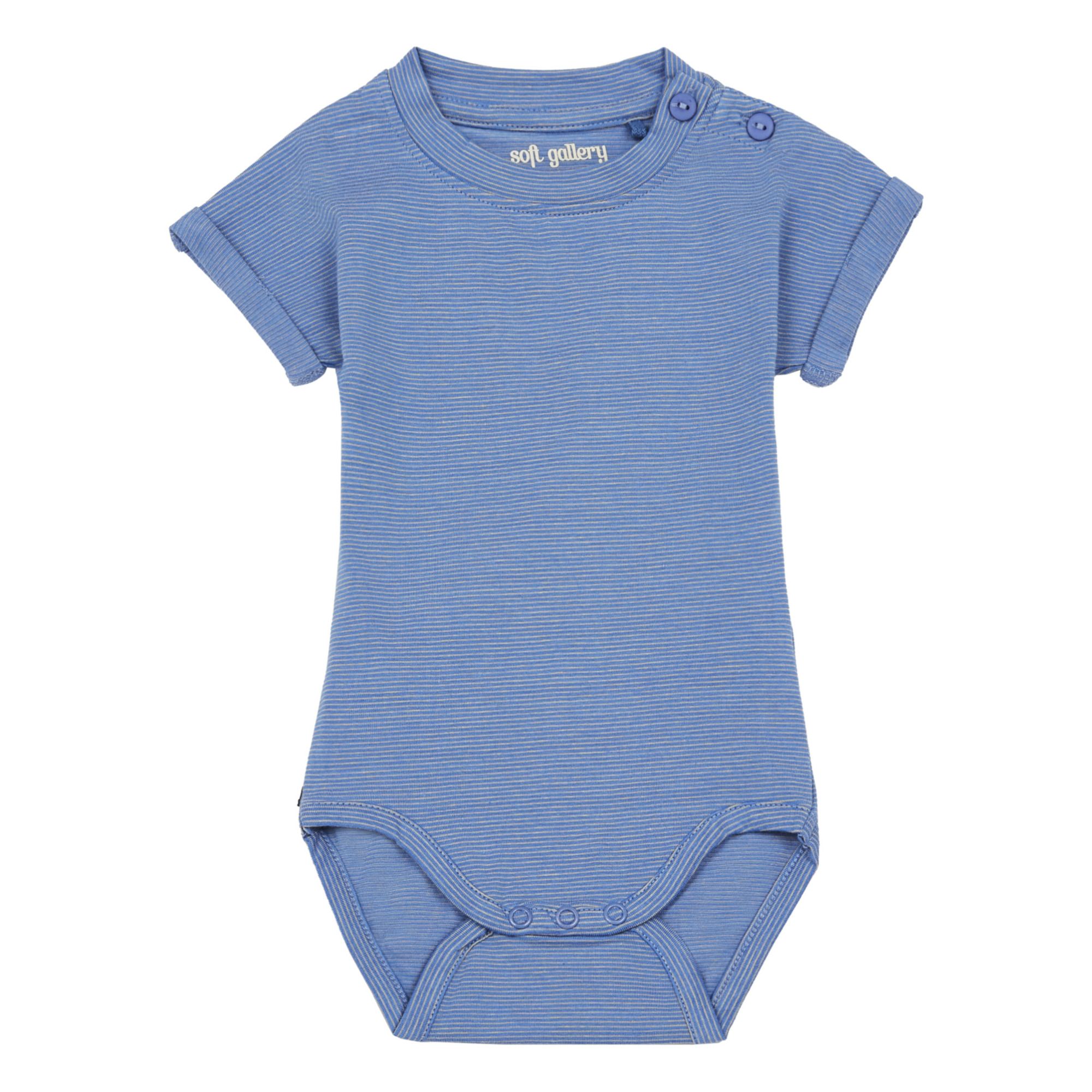 Soft Gallery - Body Fraser Coton Bio - Fille - Bleu