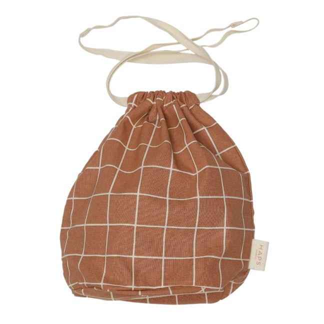 Check Multi-purpose Bag  Terracotta