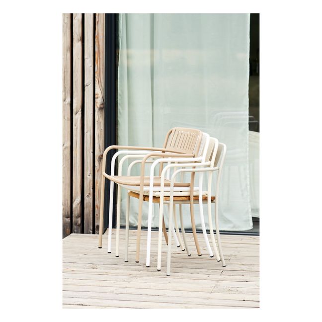 Patio Stainless Steel Outdoor Lounge Chair  | Sand