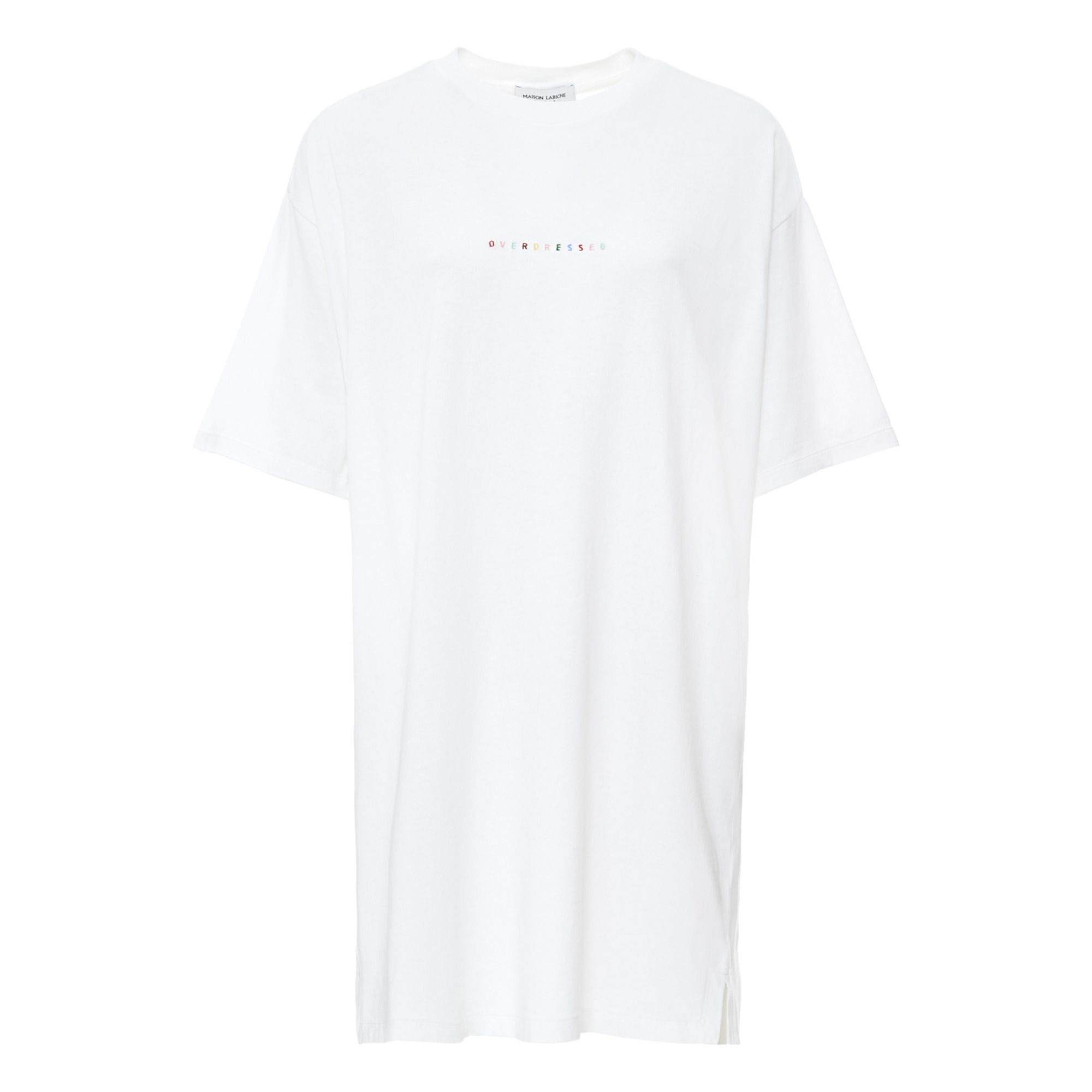 Maison Labiche - Robe T-Shirt Overdress Coton Bio - Collection Femme - - Blanc