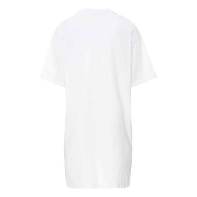 Abito T-Shirt Overdress in cotone bio - Collezione Donna - Bianco