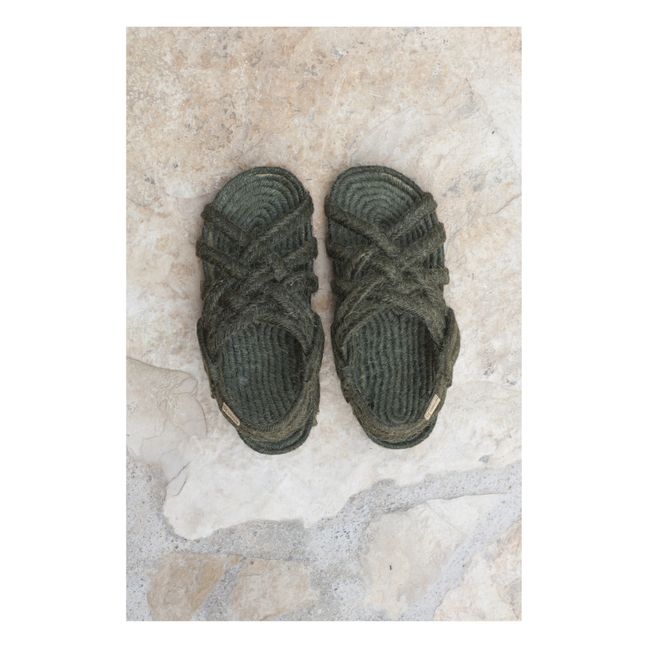 Sandales Siesta | Vert kaki