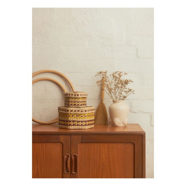 Aufbewahrungsbox Trinka aus Rattan - 2er-Set