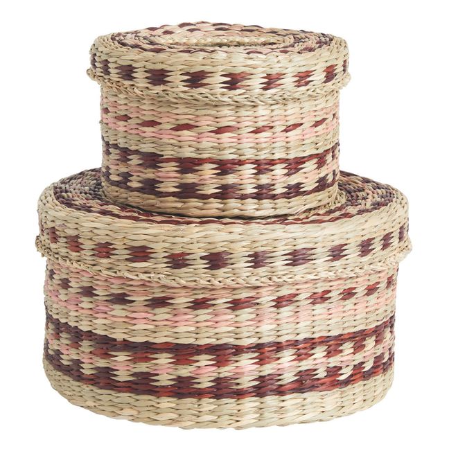 Boite de rangement Trinka en rotin - Set de 2