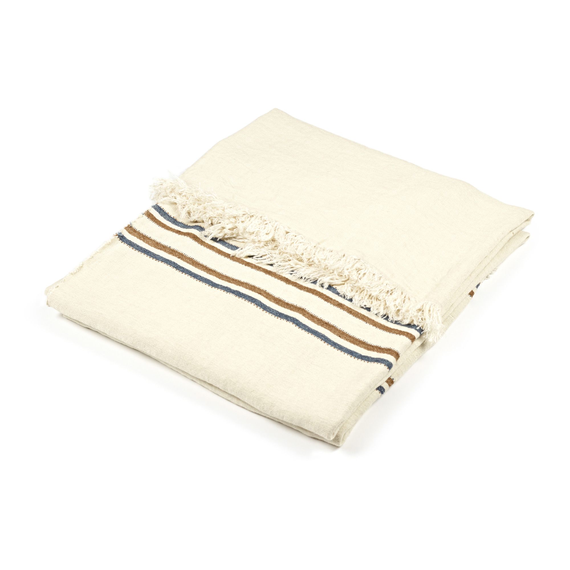 Libeco - Couvre lit Auburn - 260x240 cm - Ecru