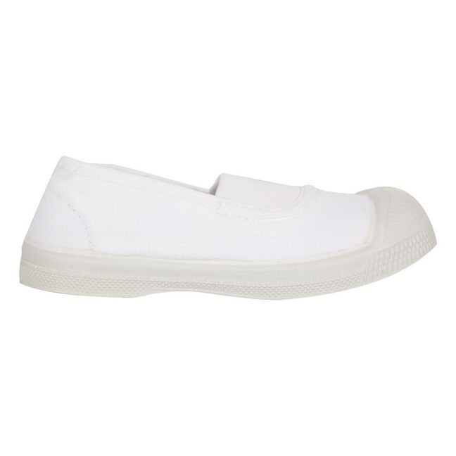 Tennis Elastique Vegan | Blanc