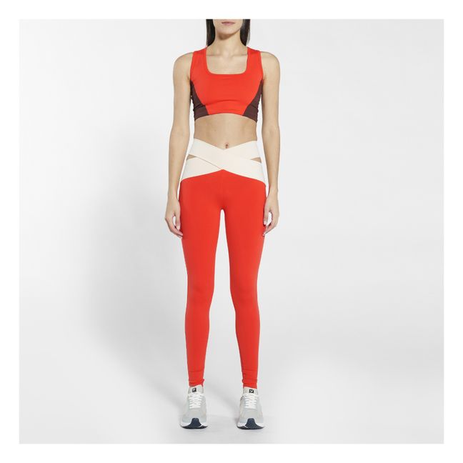 Transcend Crop Top  | Brown