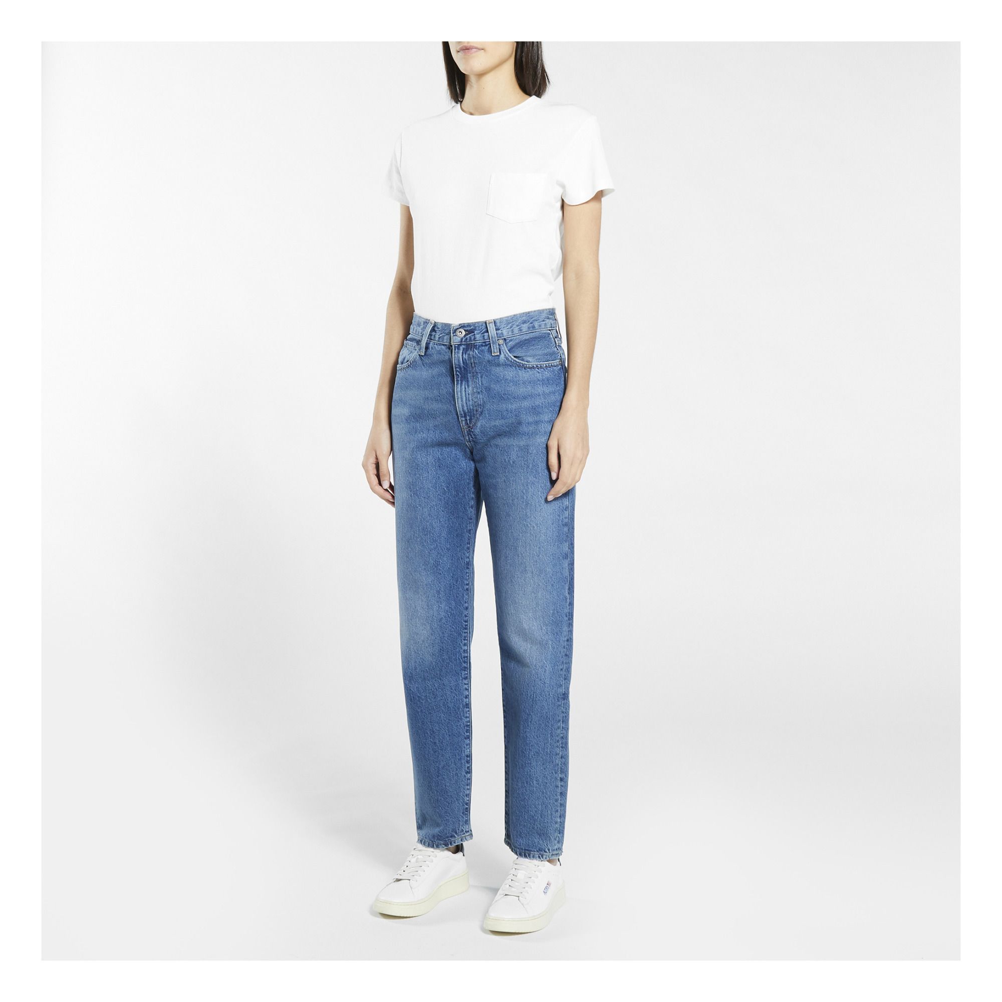The Column Straight Jeans Soft denim 