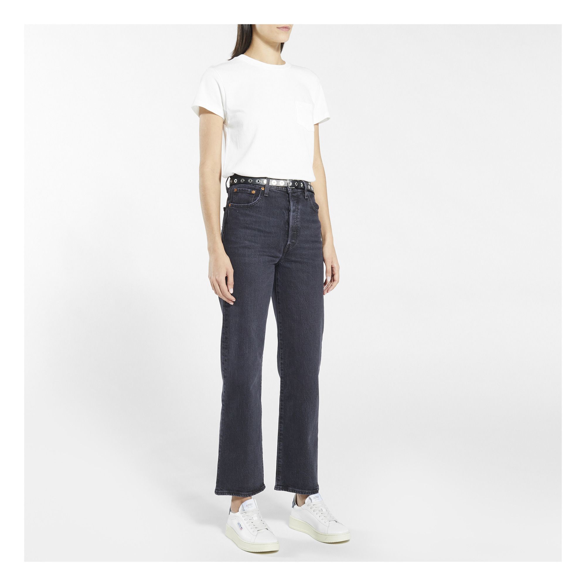 Levi's Made & Crafted - Levi's Ribcage Straight Ankle Jeans - Feelin' Cagey  | Smallable