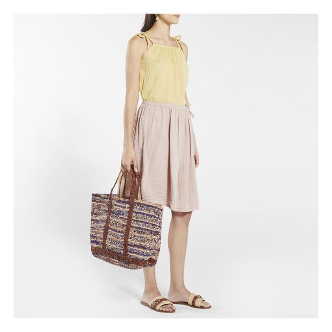 Rock Midi- Damenmode  | Dusty Pink S007