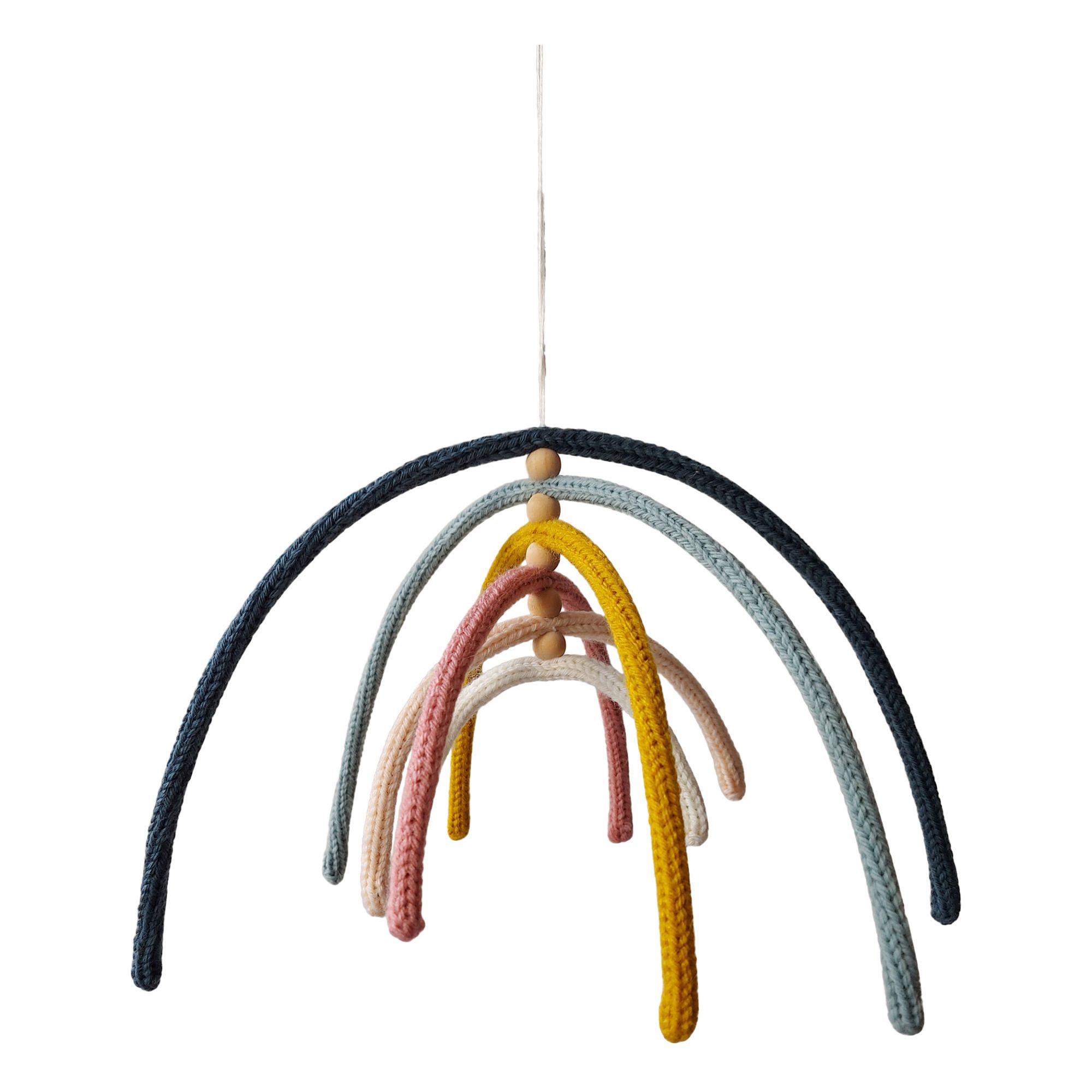 Charlie & June - Mobile en tricotin - Arc-en-ciel - Multicolore