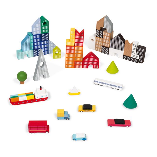 Kubix 60 Bausteine + Puzzle Ville