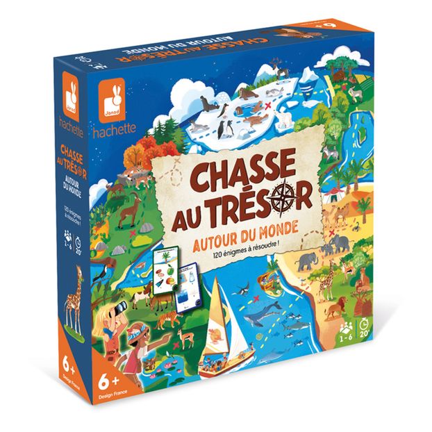 Treasure Hunt Game Around The World Janod Toys And Hobbies
