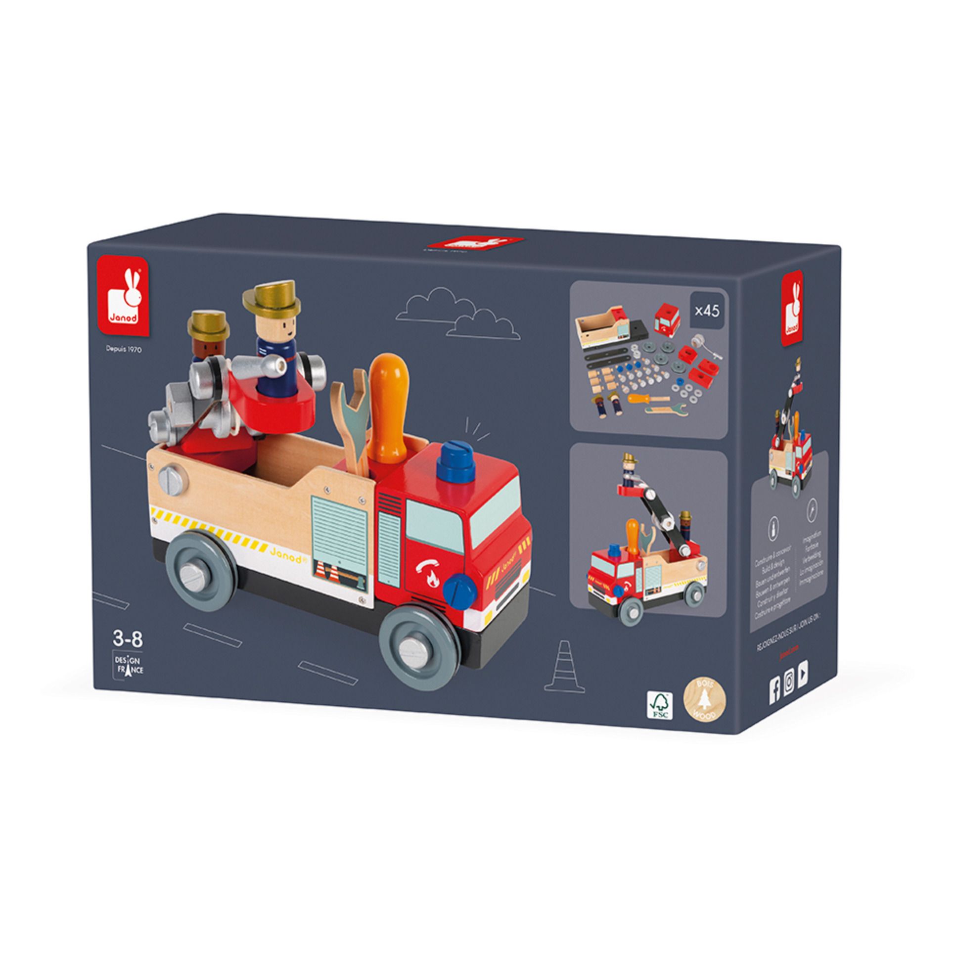 Feuerwehrauto Brico‘kids- Produktbild Nr. 6