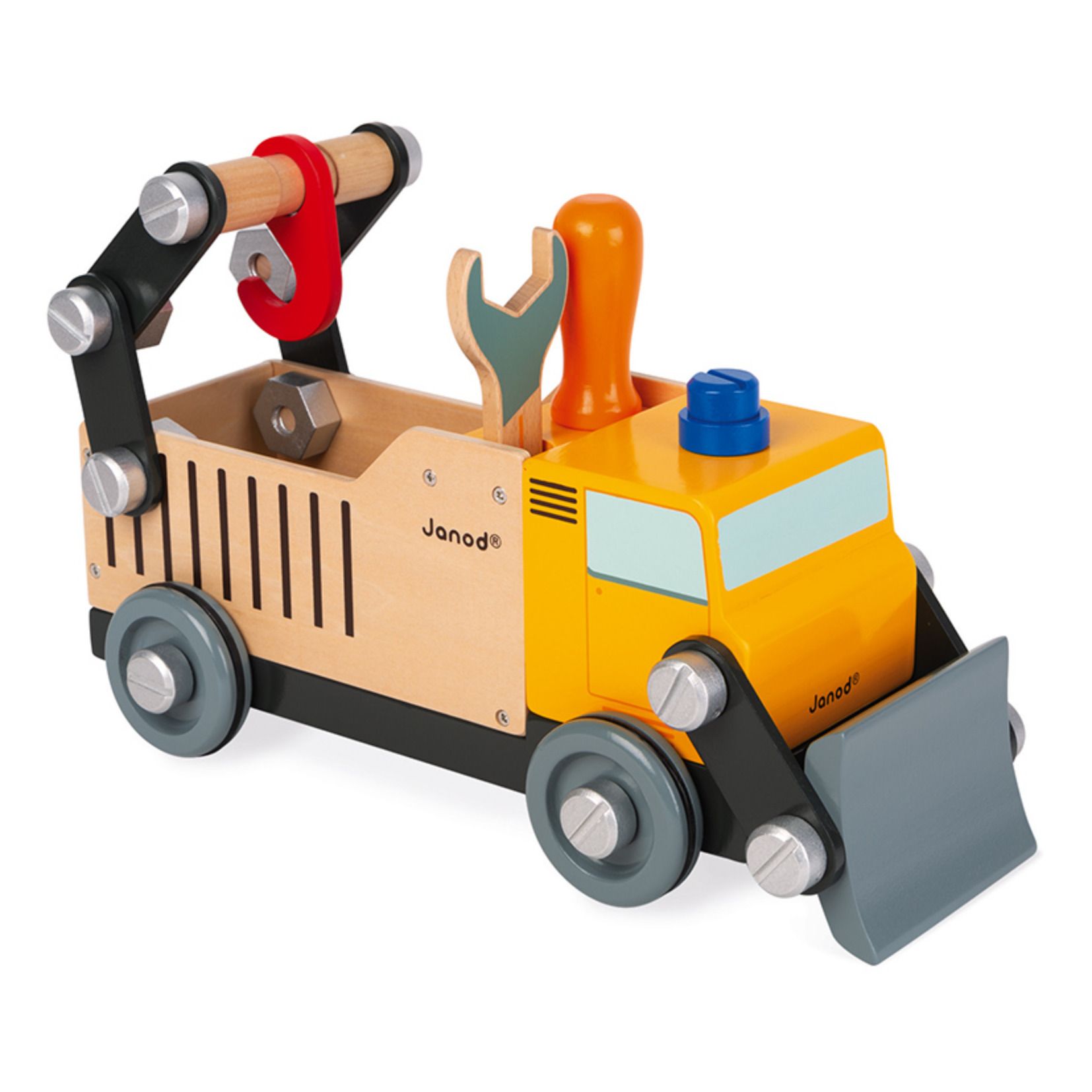 Janod - Camion de chantier Brico'kids - Multicolore