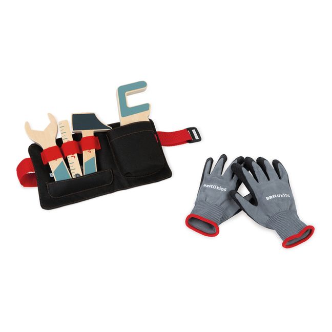 Brico‘kids Werkzeuggürtel und Handschuhe