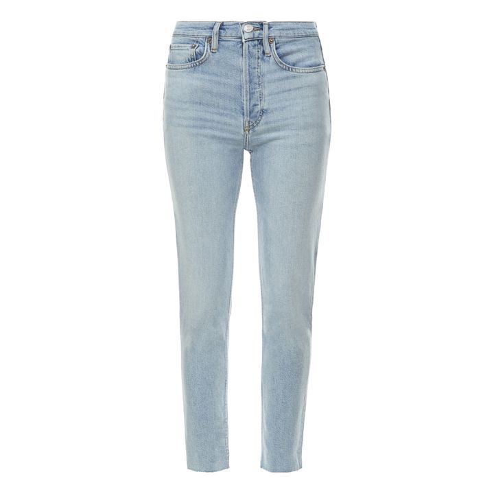 Re/Done - 90's High Rise Ankle Crop Jeans - Perfect Indigo | Smallable