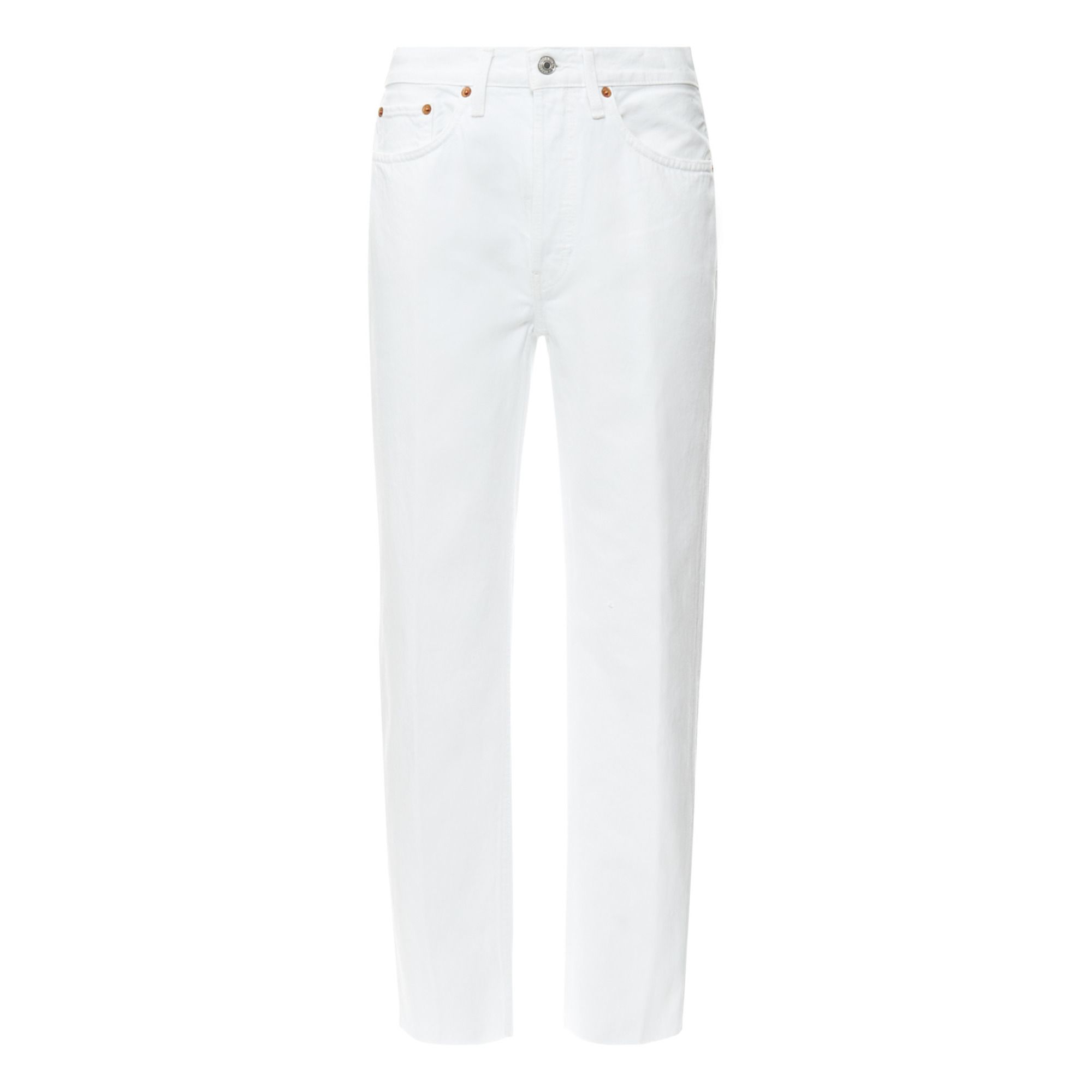 Re/Done - Jean 70's Stove Pipe - Femme - White