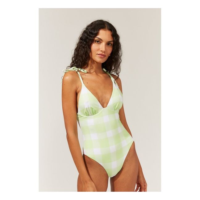 Olympia One Piece Reversible Swimsuit  | Green
