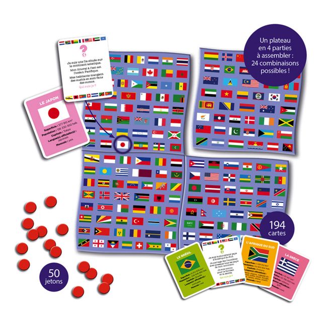 Gioco Cherche et Trouve - Bandiere