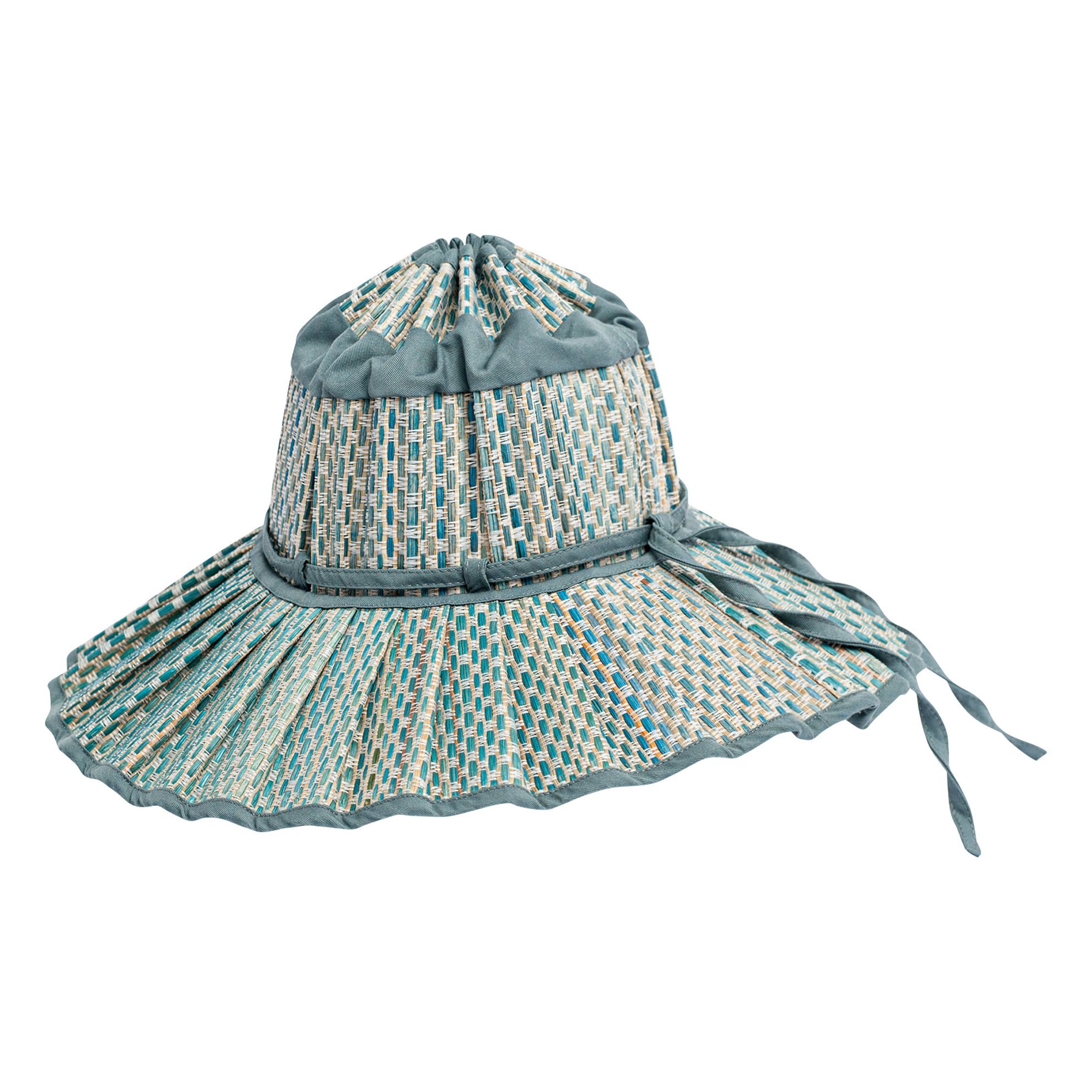 Capri Hat Burano | Grey blue