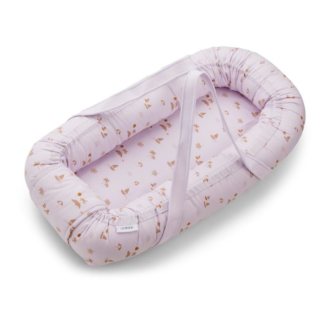 Flexibles Babynest Gro aus Bio-Baumwolle Lavendel