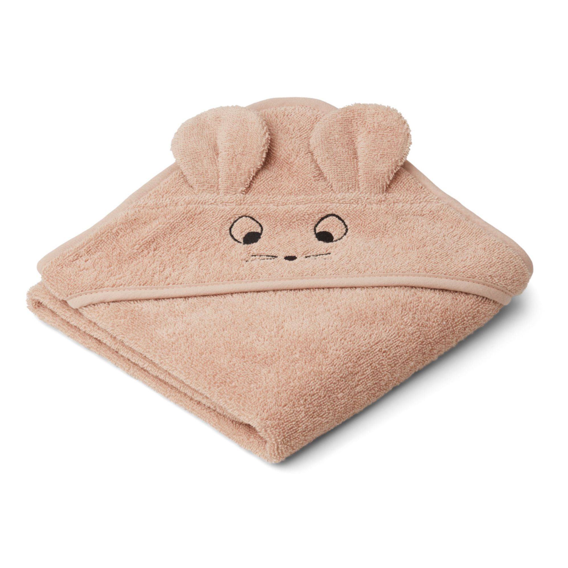 Liewood - Cape de bain Albert en coton bio - Rose