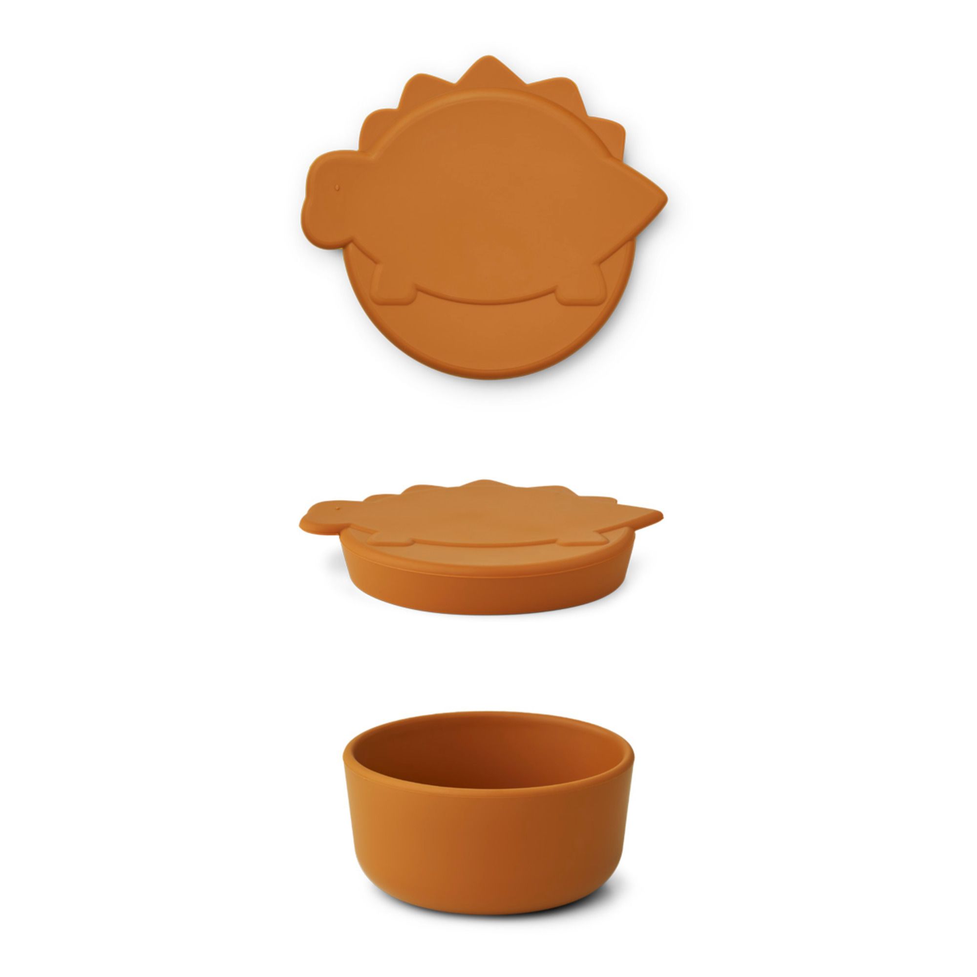 Liewood - Snack-box Cornelius en silicone - Jaune moutarde