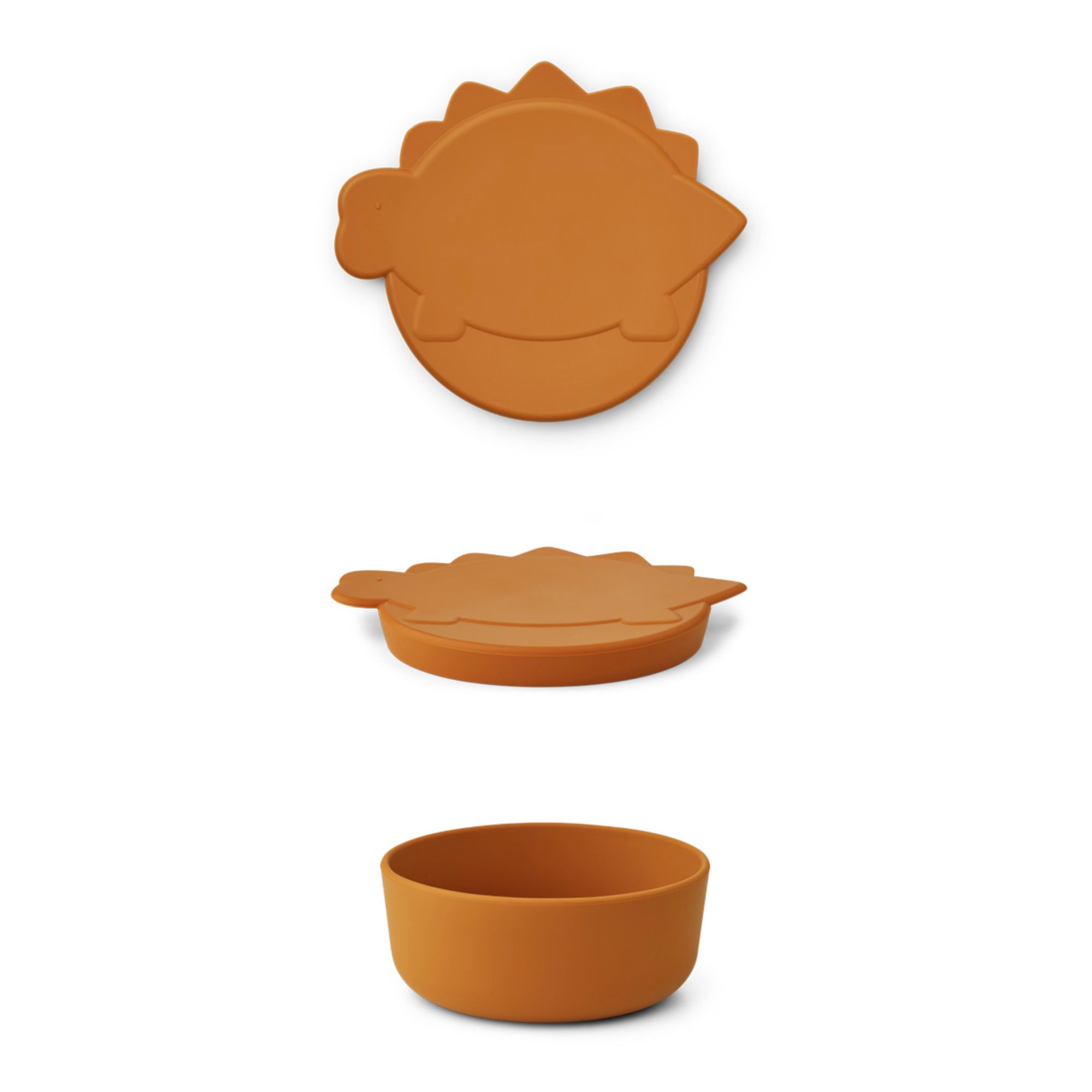 Liewood - Snack-box Charlot en silicone - Jaune moutarde