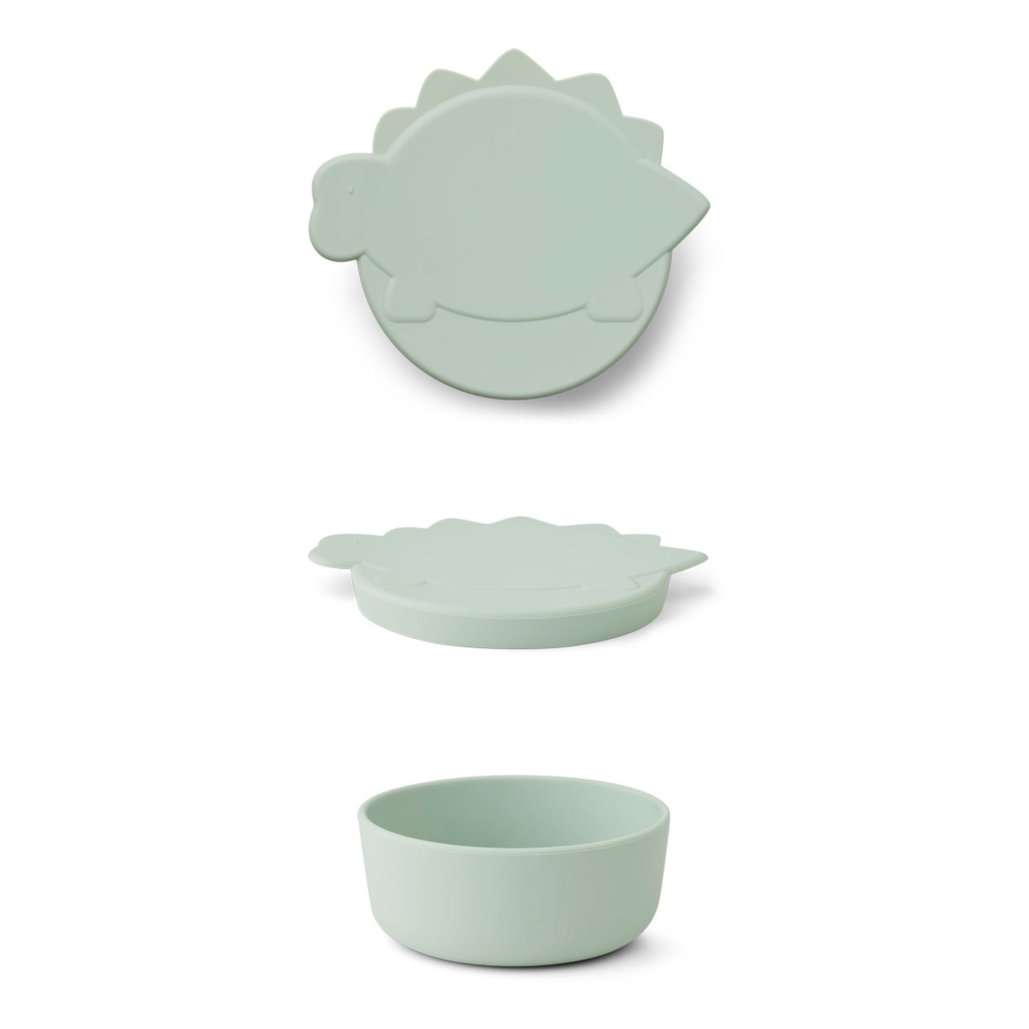 Liewood - Snack-box Charlot en silicone - Vert Menthe