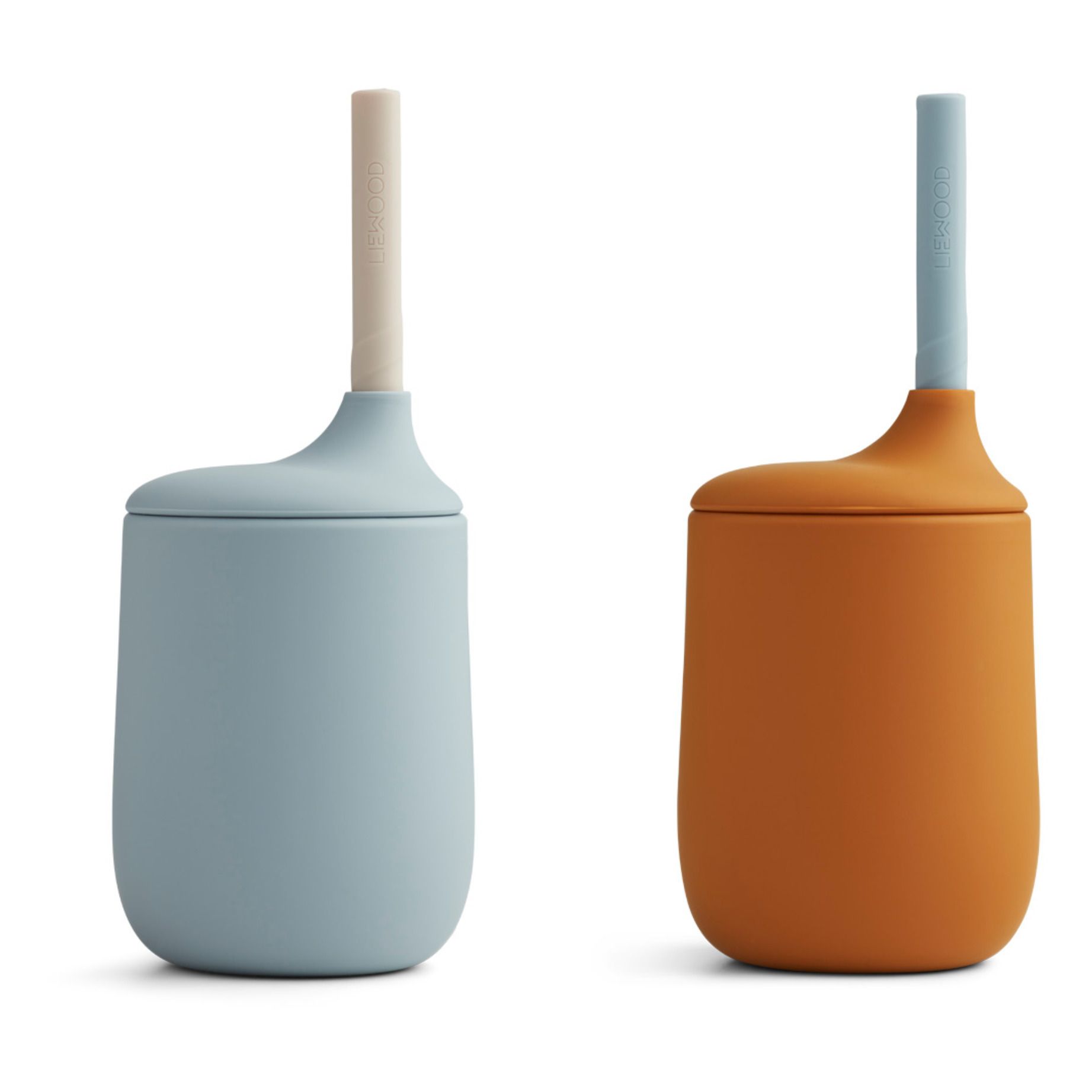 Liewood - Gobelet avec paille Ellis en silicone - Set de 2 - Multicolore