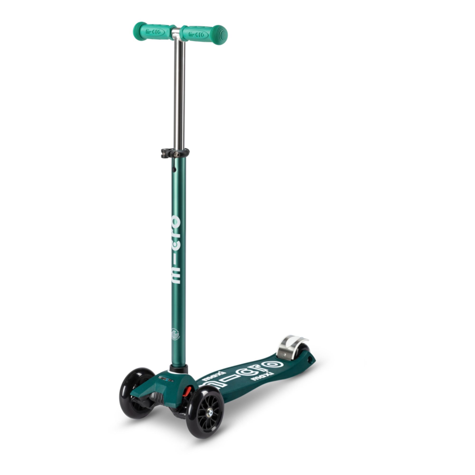 Maxi Micro Deluxe Eco Scooter  Chrome green- Product image n°0