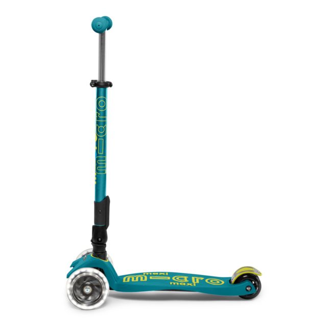 Monopattino Maxi Micro Deluxe pieghevole LED | Verde