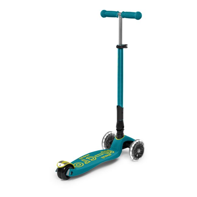 Monopattino Maxi Micro Deluxe pieghevole LED | Verde