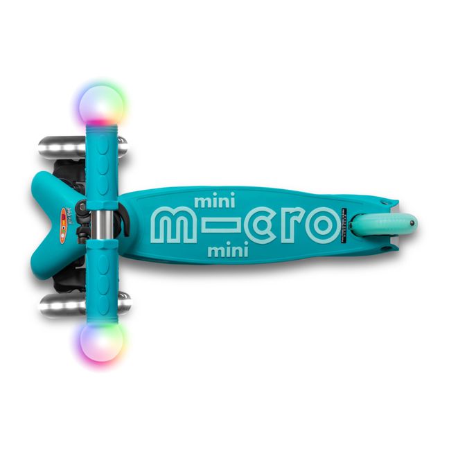Monopattino Mini Micro Deluxe Magic LED Turchese