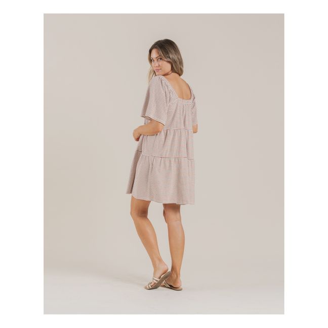 Agnes Striped Dress - Women's Collection - Ivory