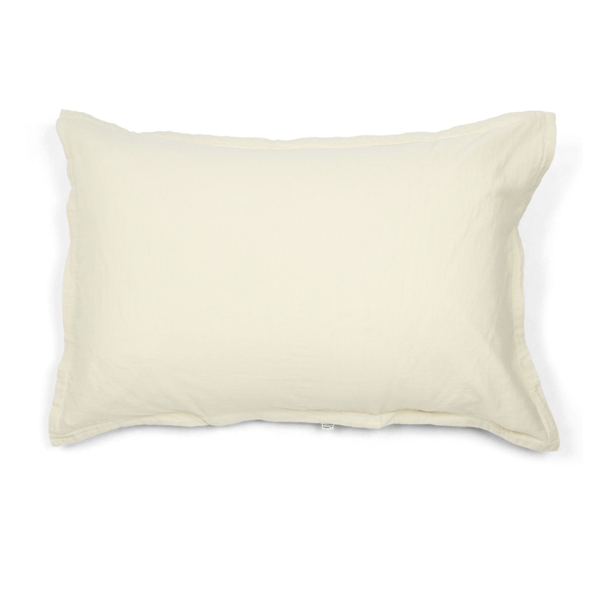 Poudre Organic - Taie d'oreiller Tamaris en double gaze de coton - Lait