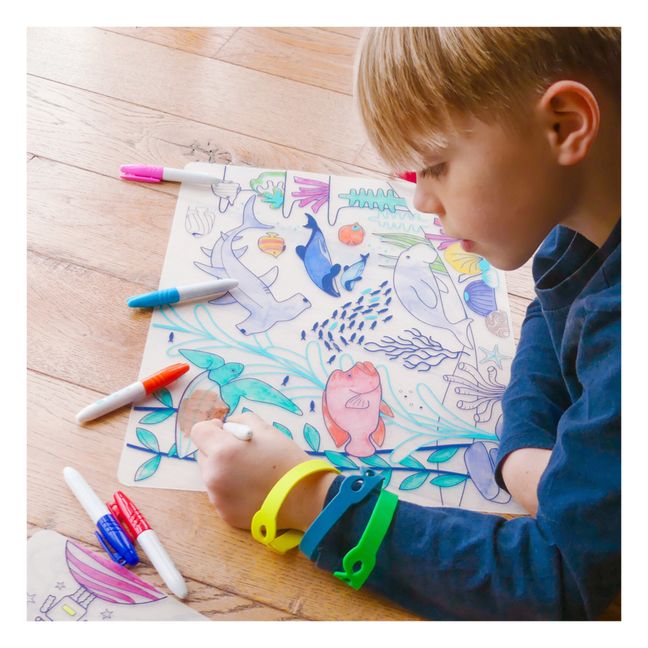 Coral Reef Colouring Placemat